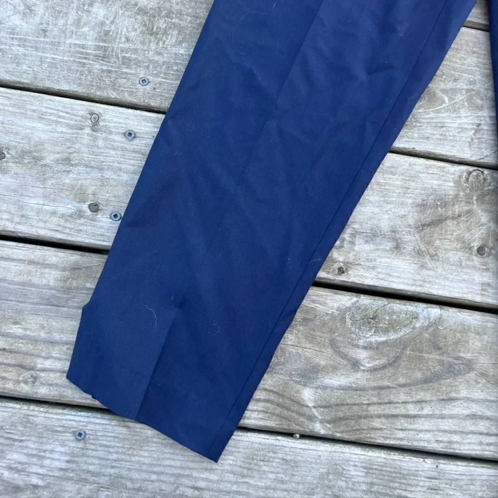 Brunello Cucinelli Navy Blue Dress Pants Slacks US 10